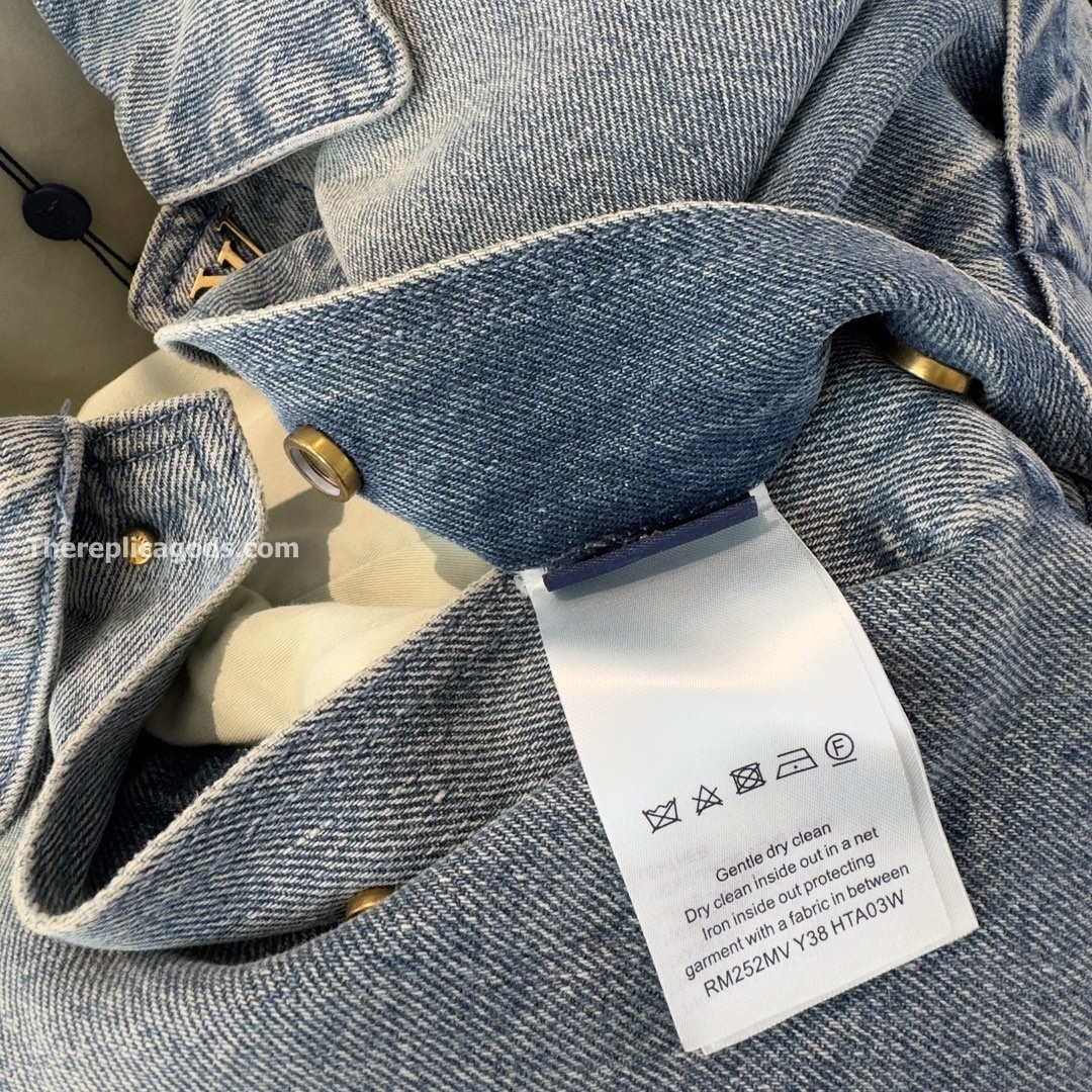 UPCYCLED DENIM CANVAS JACKET REGULAR FIT - JK903