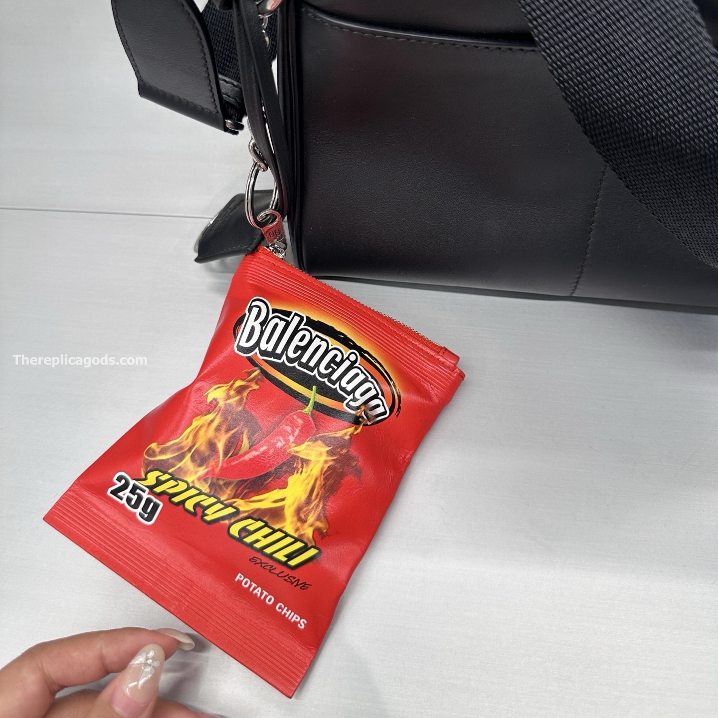 CHARM/KEYCHAIN CHIPS IN RED