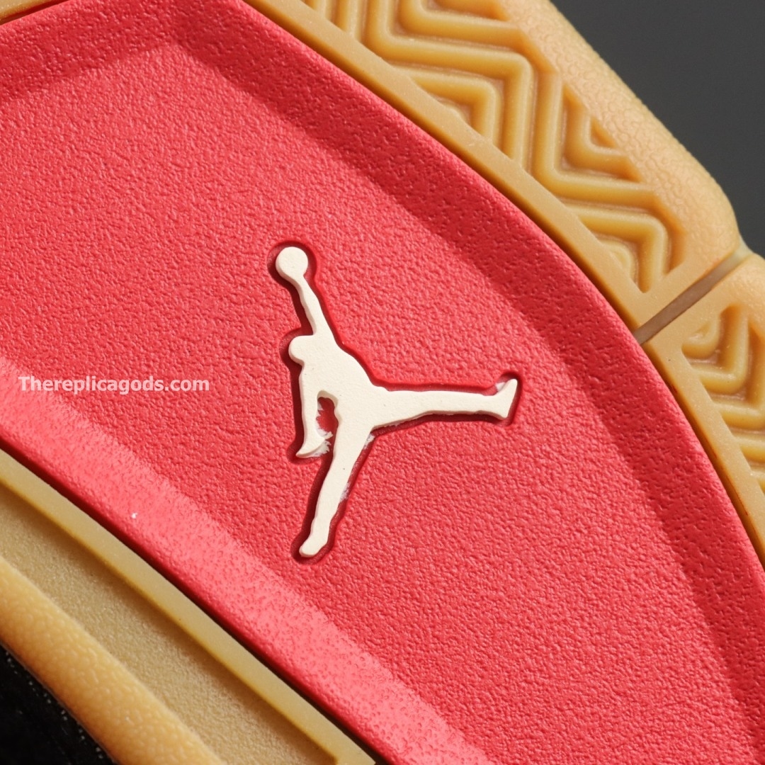 JORDAN 4 RETRO X LEVI'S BLACK DENIM SNEAKERS