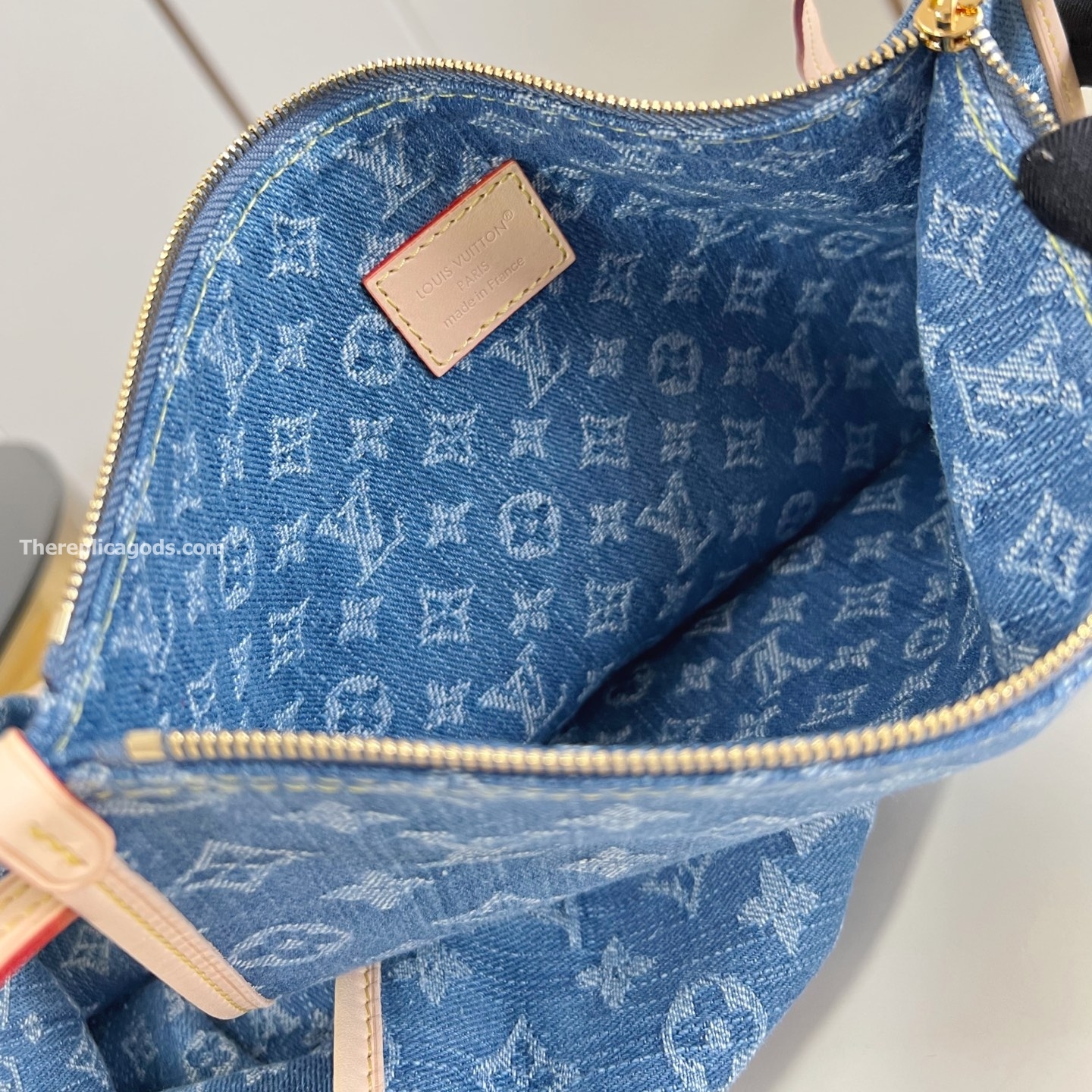 NEVERFULL MM TOTE BAG IN DENIM BLUE M13192