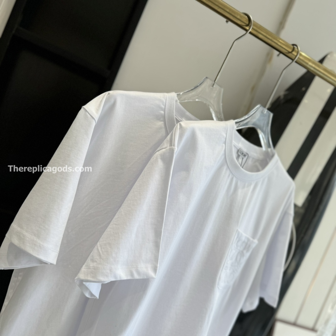 RELAXED FIT COTTON T-SHIRT IN WHITE - TP669