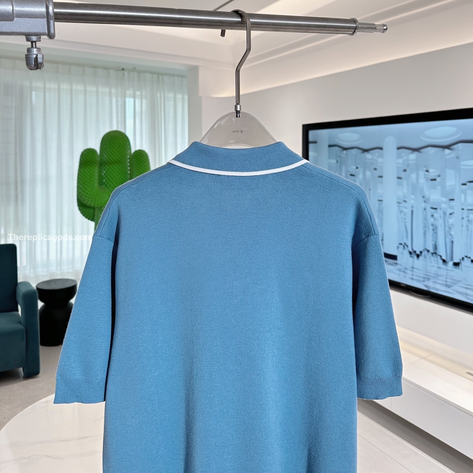 SILK AND COTTON POLO SHIRT - TP681