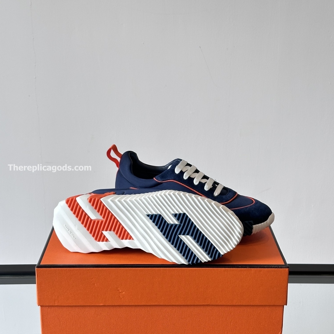 BOUNCING SNEAKERS IN BLUE - H262
