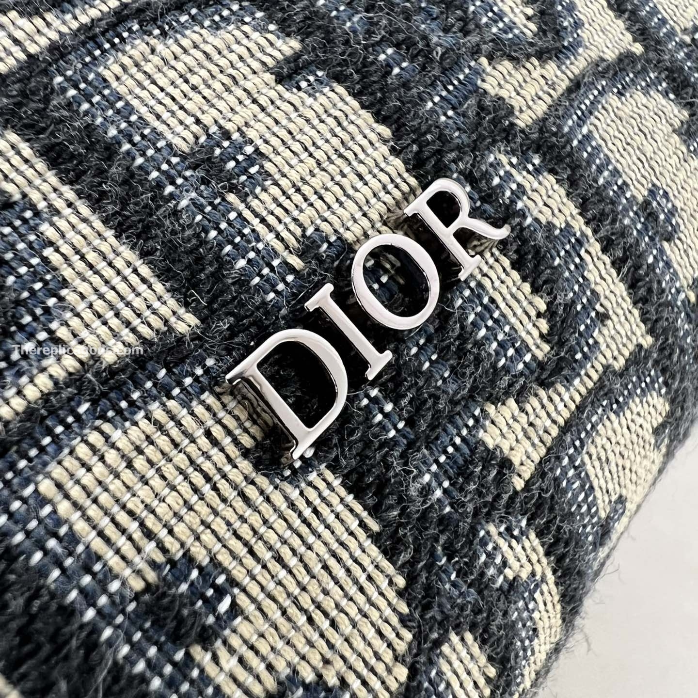 RIDER 2.0 SLING BAG BEIGE AND BLACK OBLIQUE JACQUARD WITH GRAINED CALFSKIN