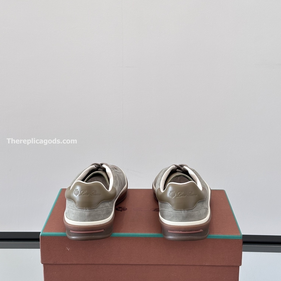TENNIS WALK SNEAKERS SUEDE CALF SPLIT - LR72