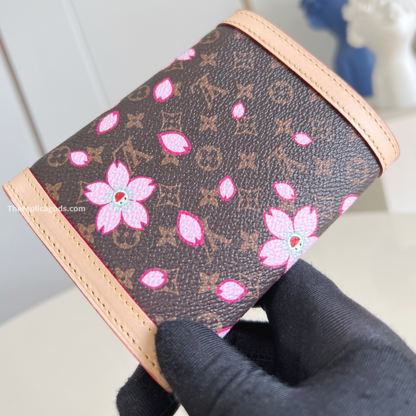 LV x TM VICTORINE WALLET SAKURA BROWN M13427