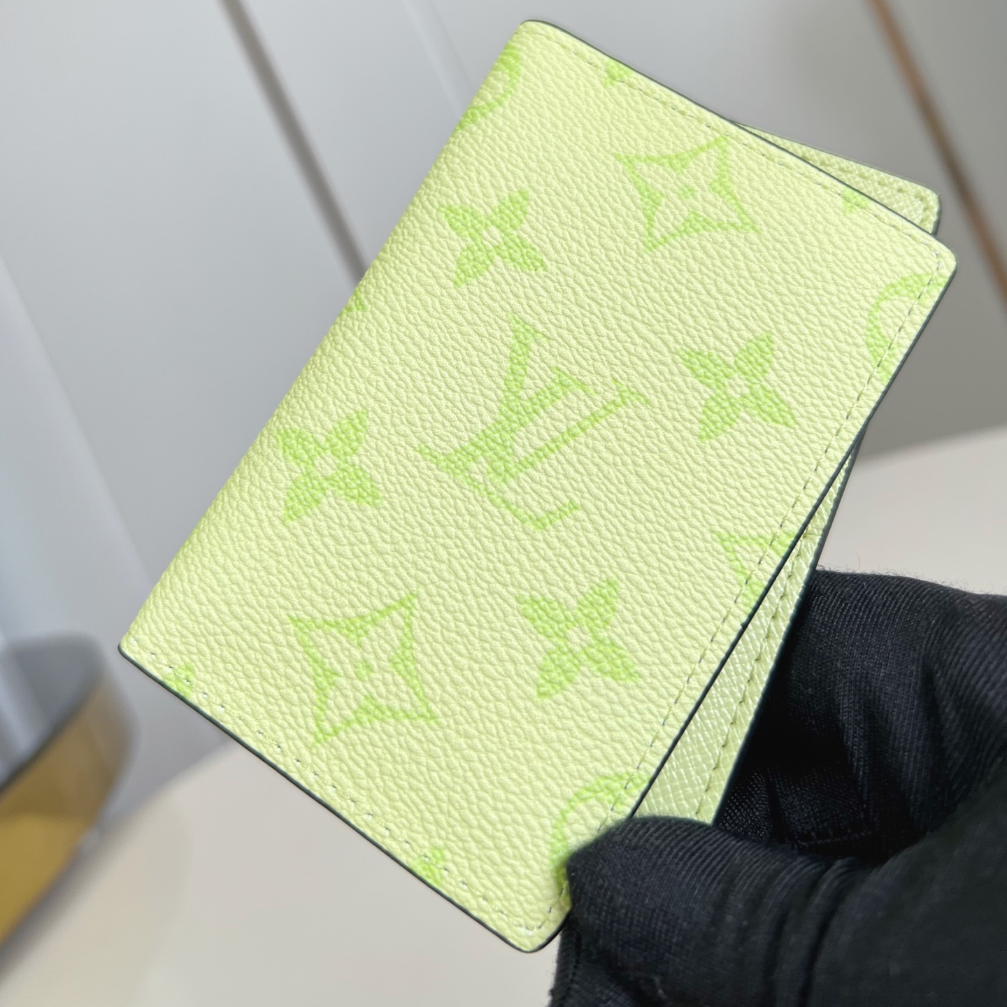 POCKET ORGANIZER LEMON YELLOW MONOGRAM CANVAS M14113