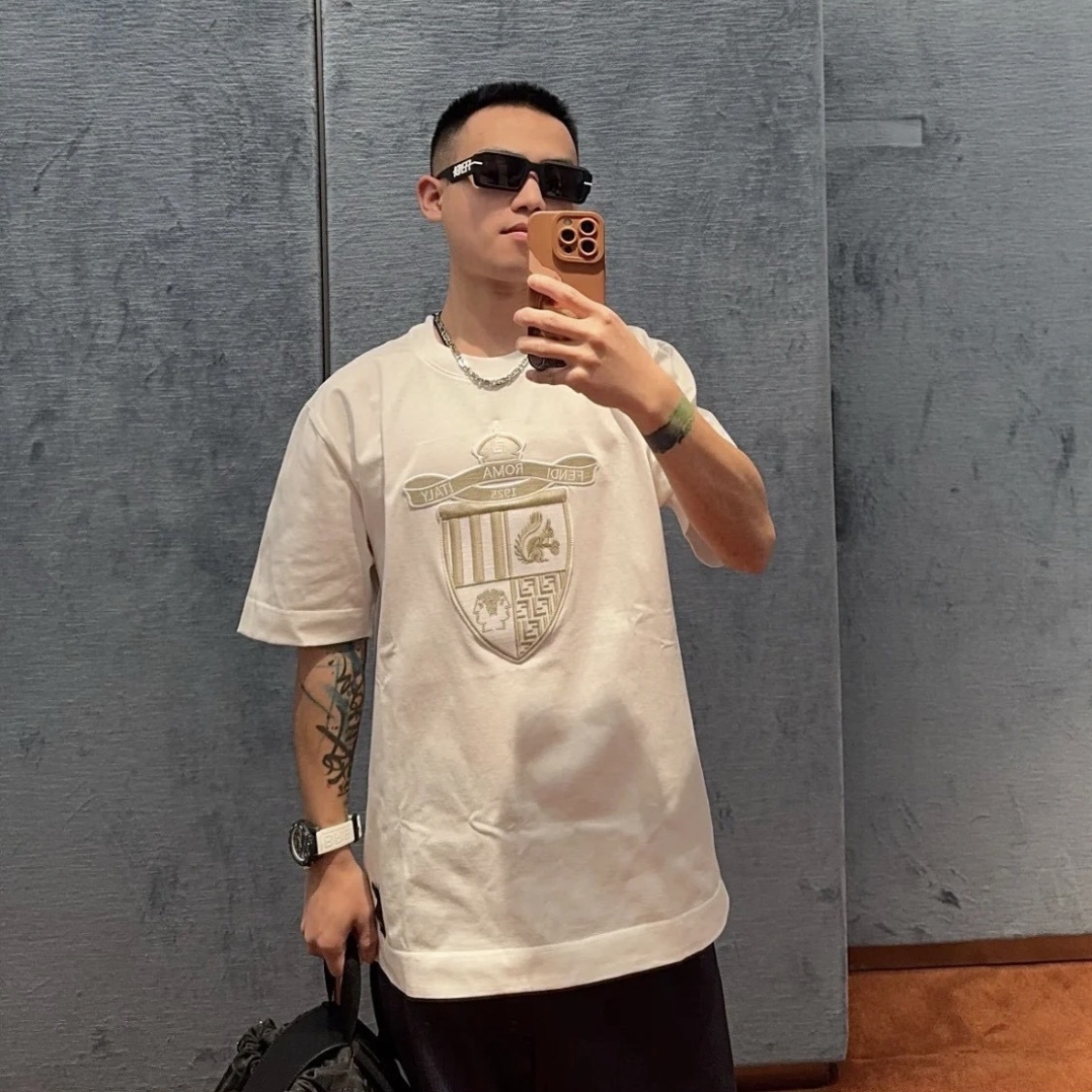 COTTON T-SHIRT IN WHITE - TP576
