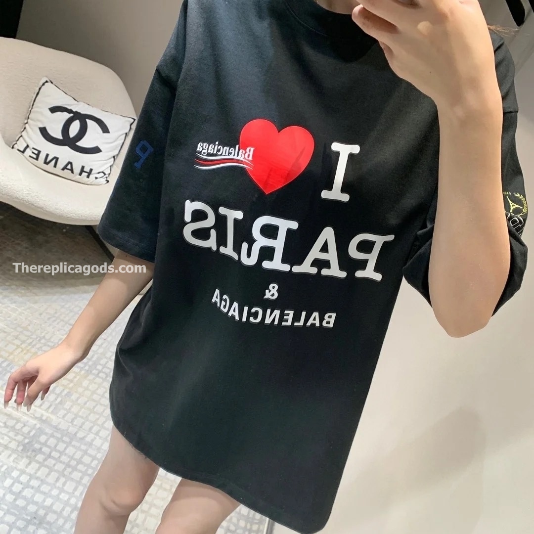 OVERLAYER POLITICAL CAMPAIGN T-SHIRT IN BLACK - TP595