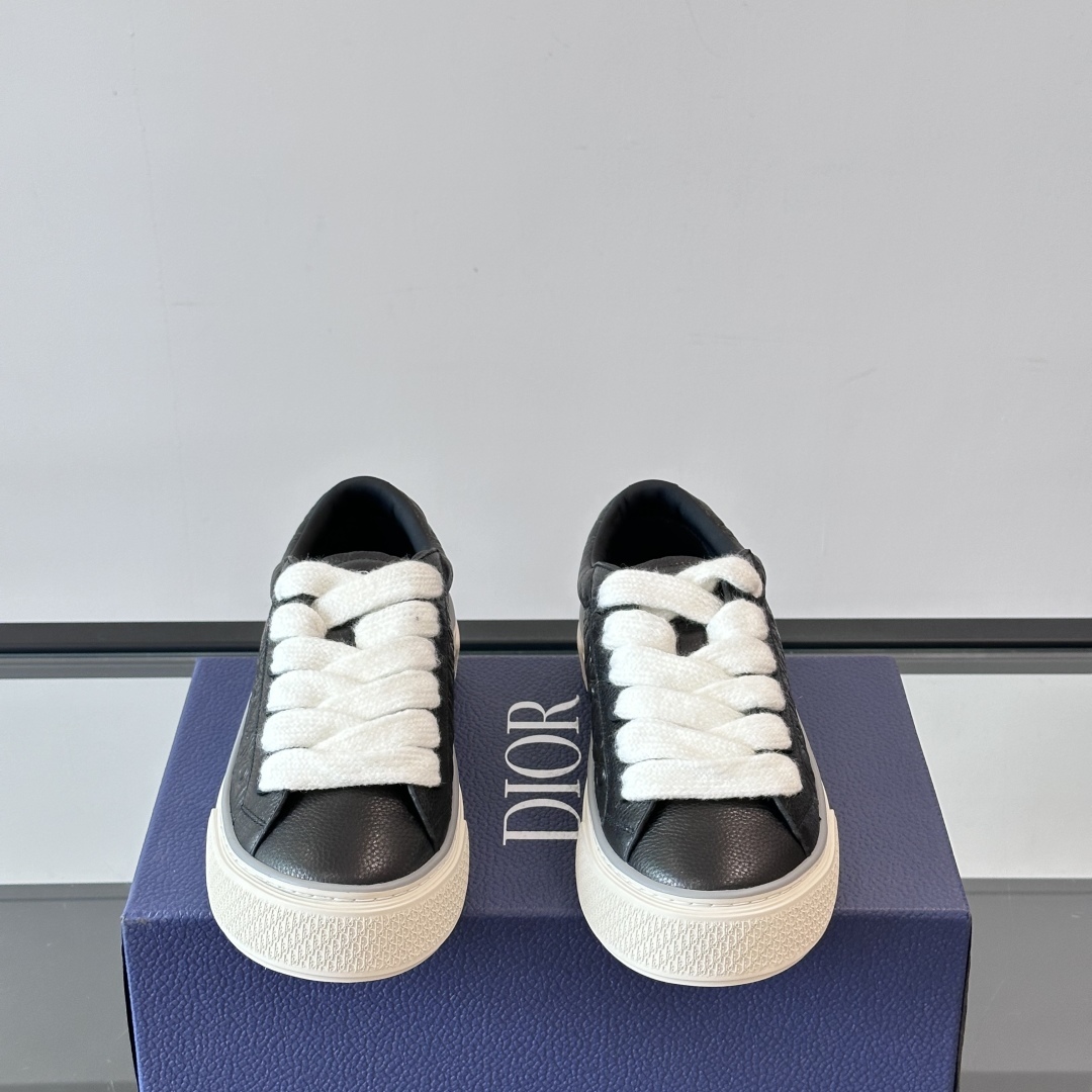 B33 SPIN SNEAKERS BLACK GRAINED CALFSKIN AND BLACK GRAVITY LEATHER - CD413
