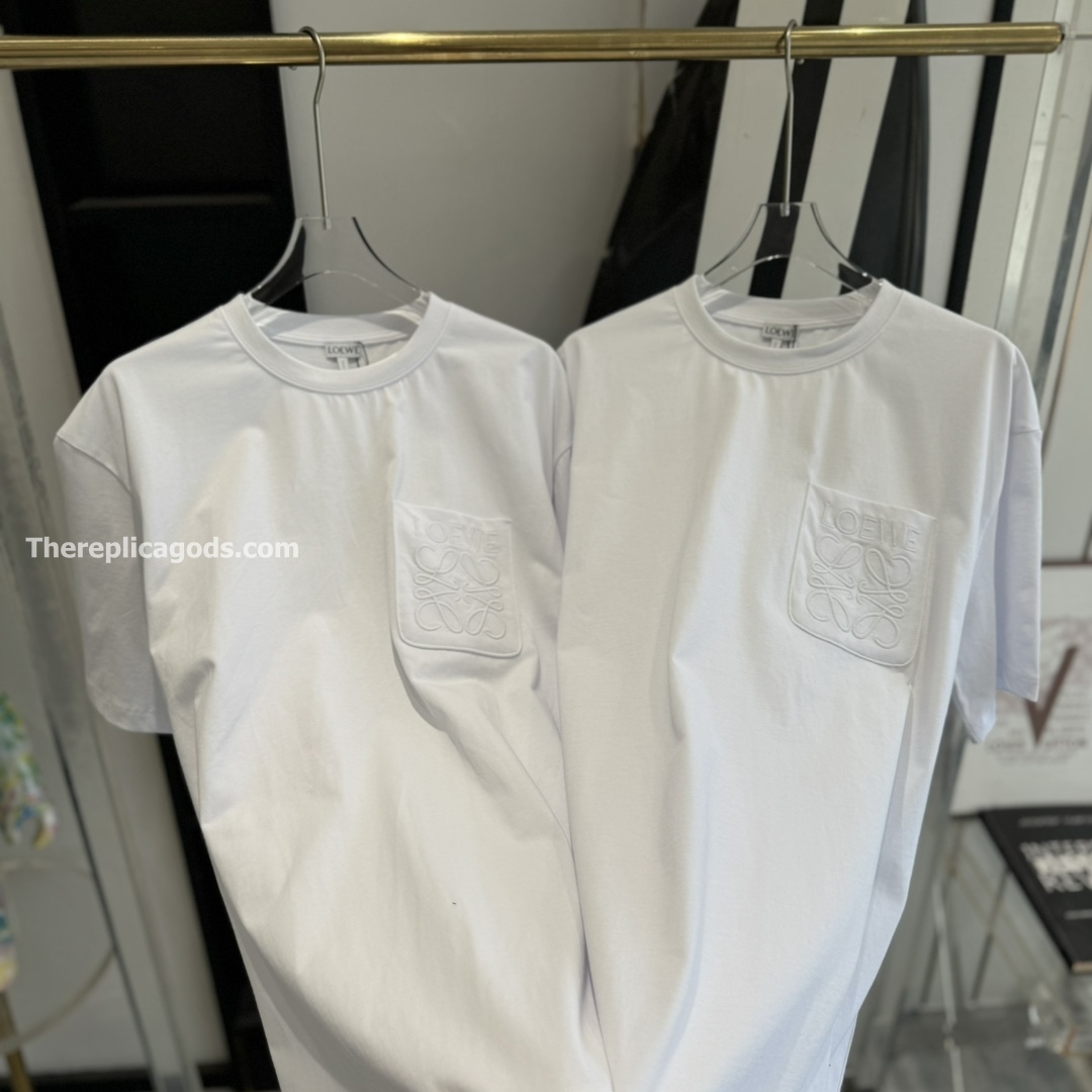 RELAXED FIT COTTON T-SHIRT IN WHITE - TP669