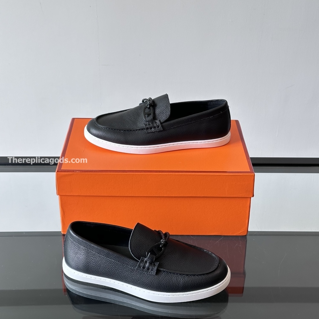 IGNACIO LOAFERS IN BLACK - H250