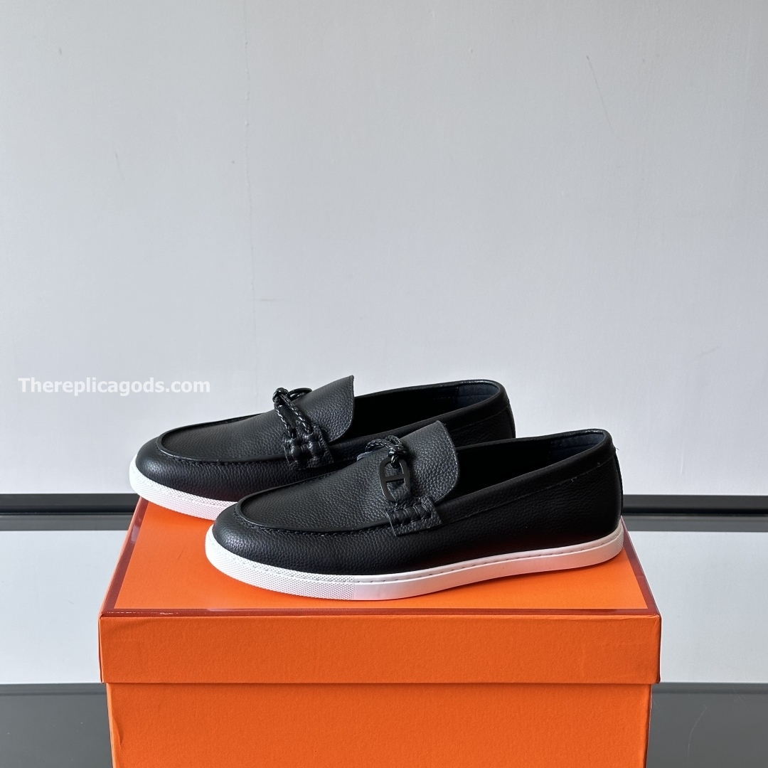 IGNACIO LOAFERS IN BLACK - H250