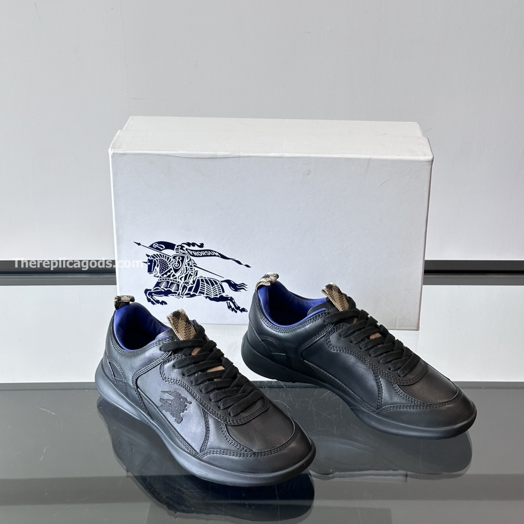 LEATHER MATRILV x SNEAKERS IN BLACK - BBR130