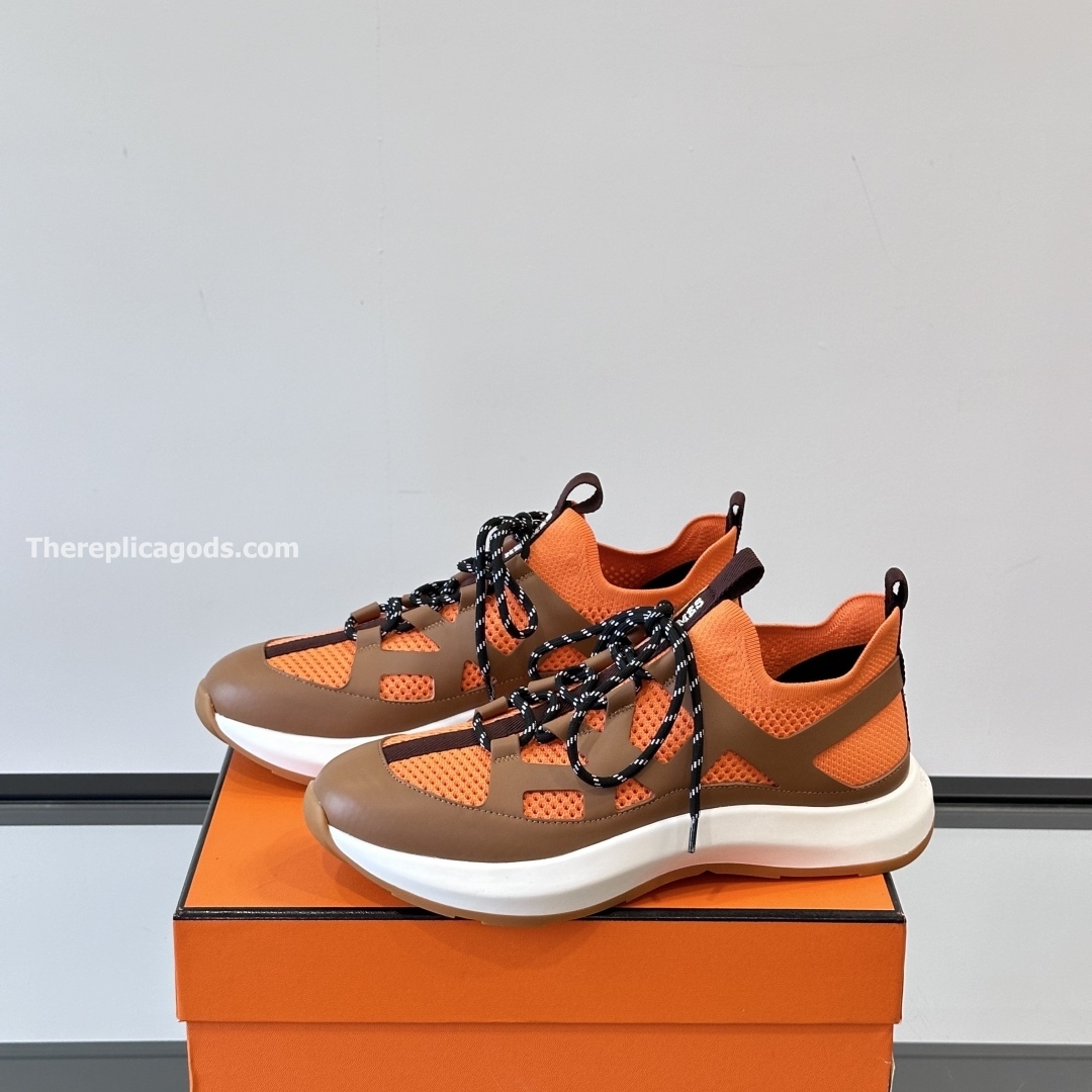 KATANA SNEAKERS IN ORANGE - H256