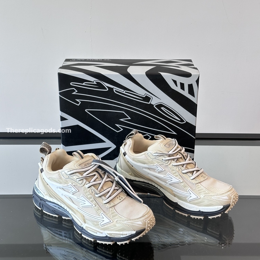 BE RIGHT BACK SNEAKERS IN BEIGE - OW54