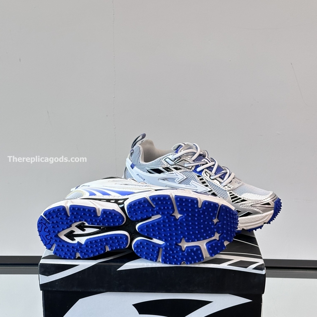 BE RIGHT BACK SNEAKERS IN GREY AND BLUE - OW60