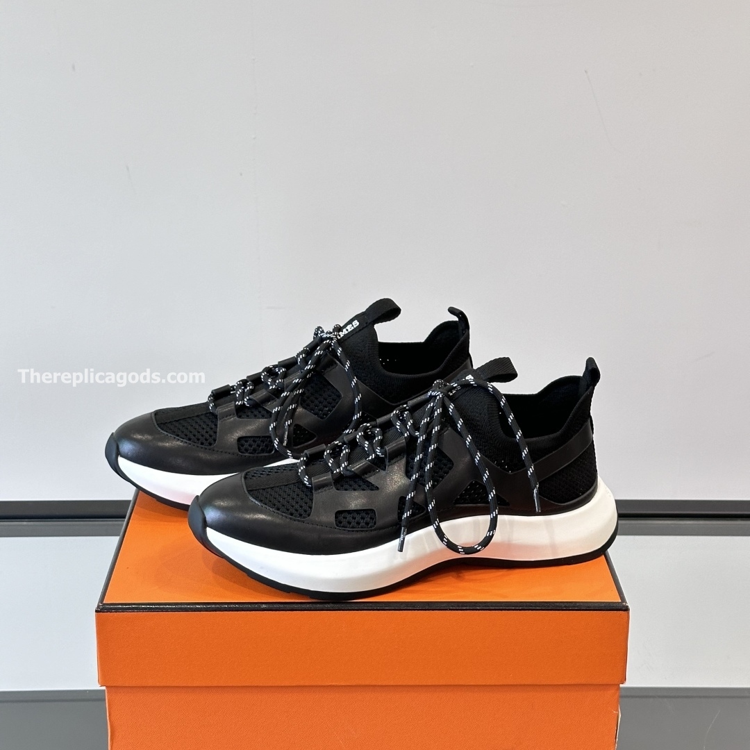 KATANA SNEAKERS IN BLACK - H255