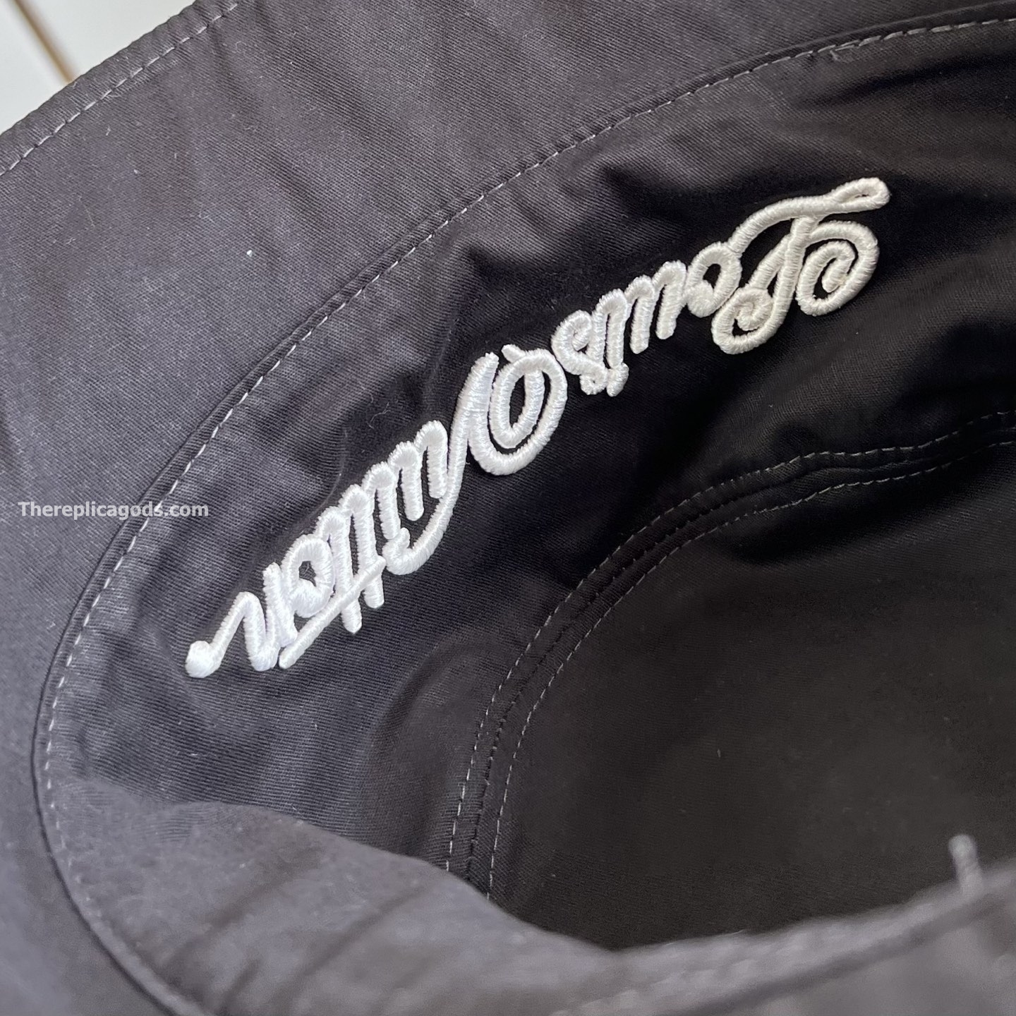 BLASON SHADING DENIM REVERSIBLE BUCKET HAT M7978M