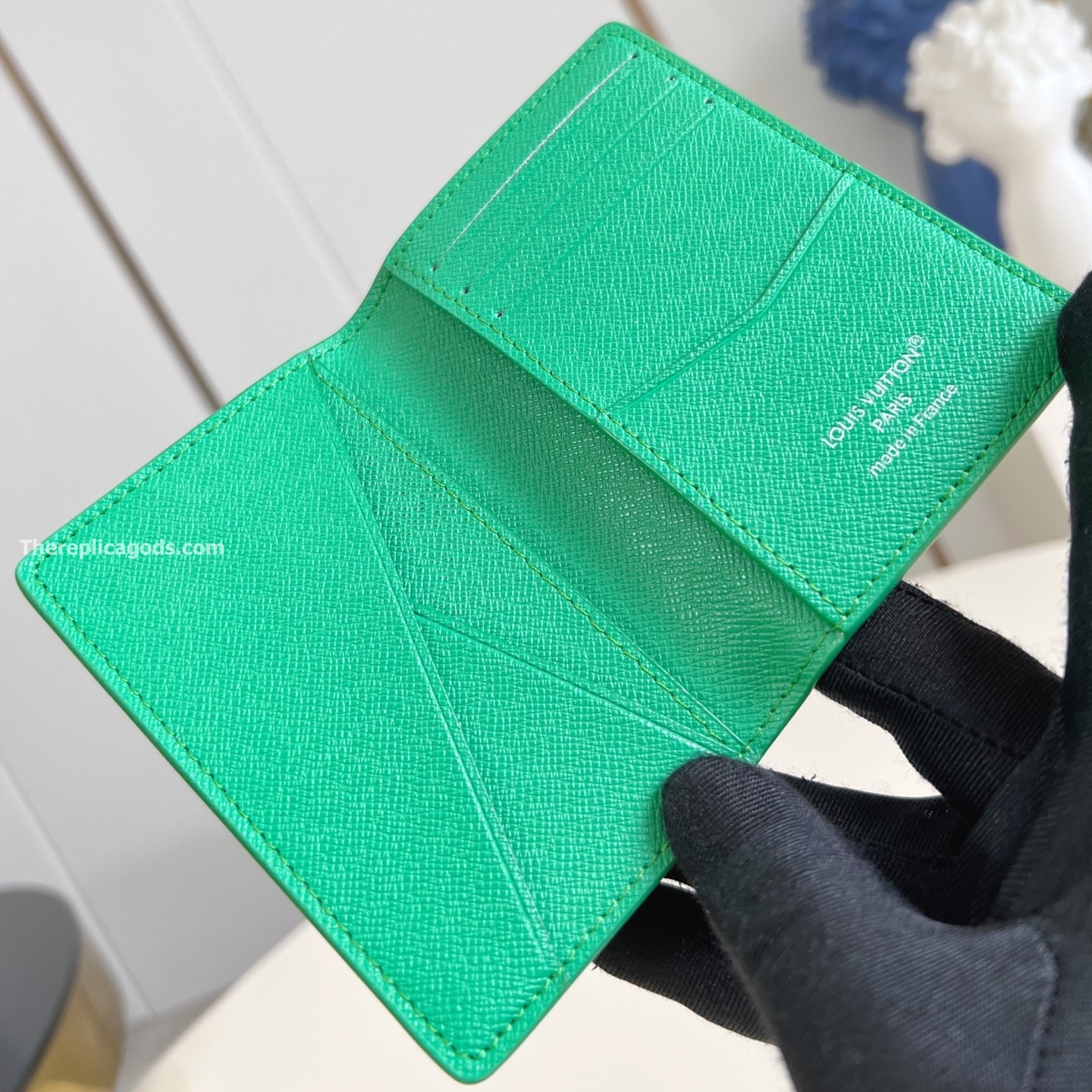 POCKET ORGANIZER GOLF GREEN MONOGRAM CANVAS M14880