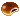 Pixel art bun with chocolate inside.