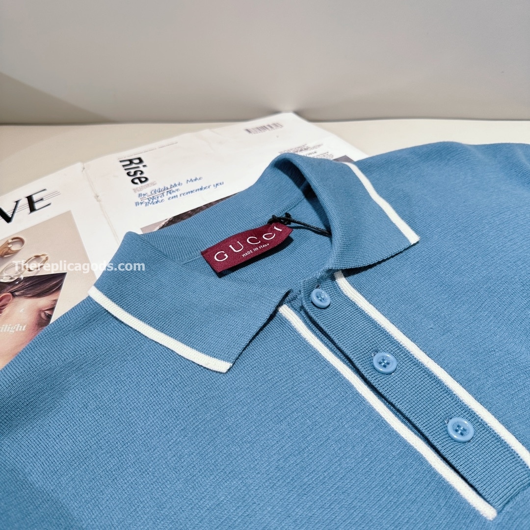 SILK AND COTTON POLO SHIRT - TP681