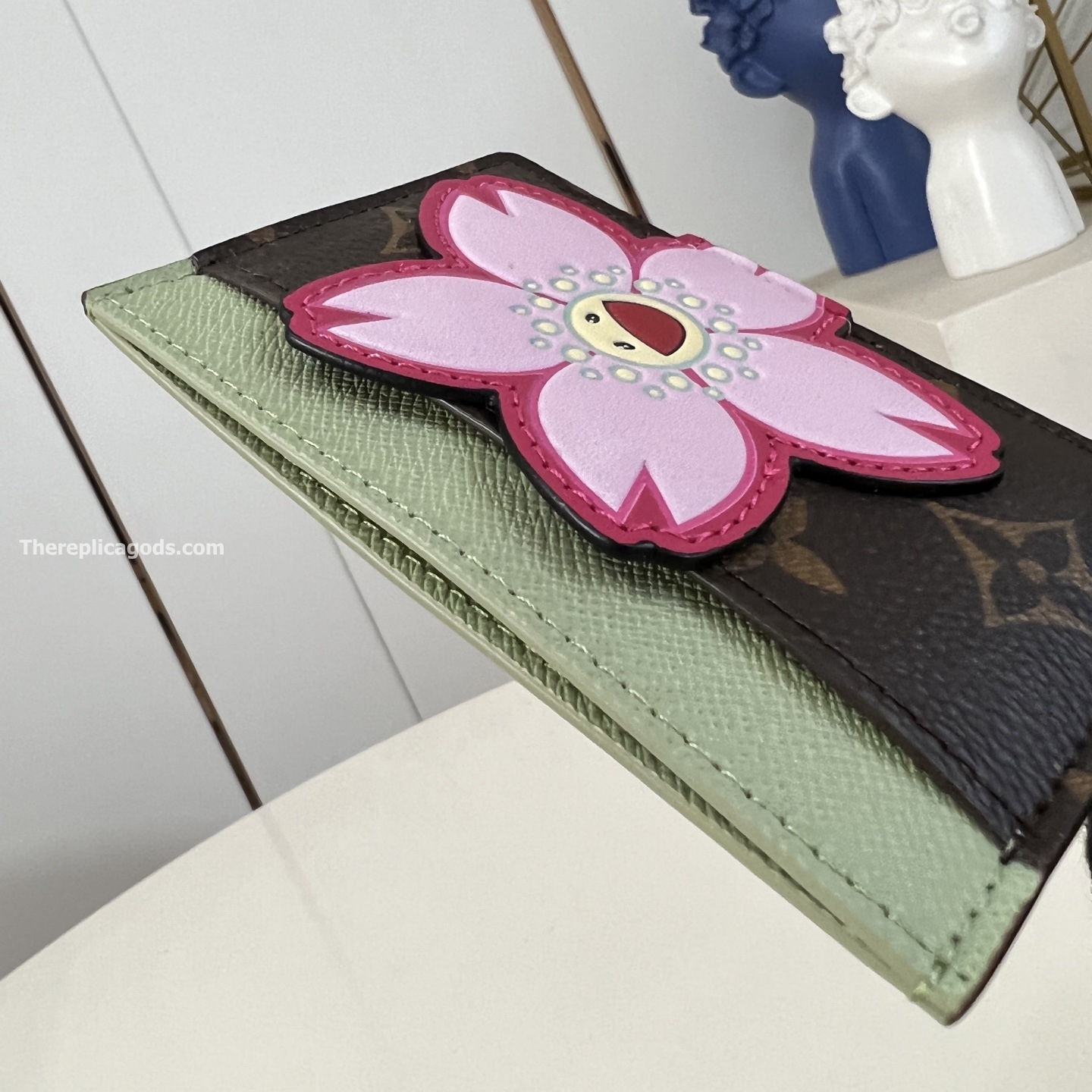 LV x TM CARD HOLDER SAKURA BROWN MONOGRAM CANVAS M13429