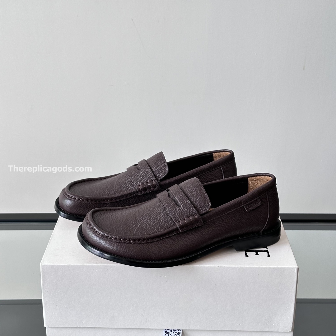 CAMPO DEERSKIN LOAFERS IN OXBLOOD