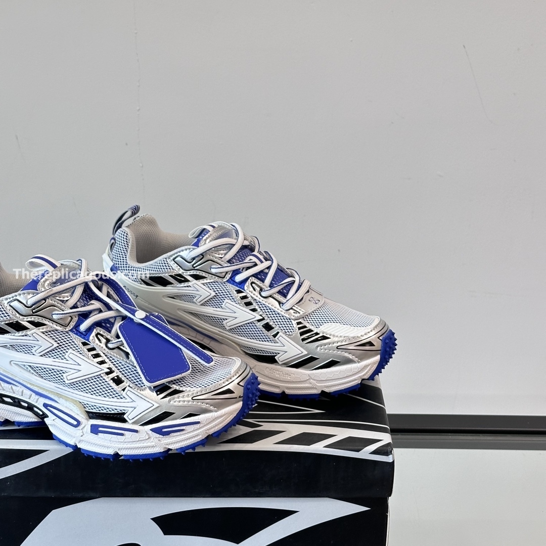 BE RIGHT BACK SNEAKERS IN GREY AND BLUE - OW60