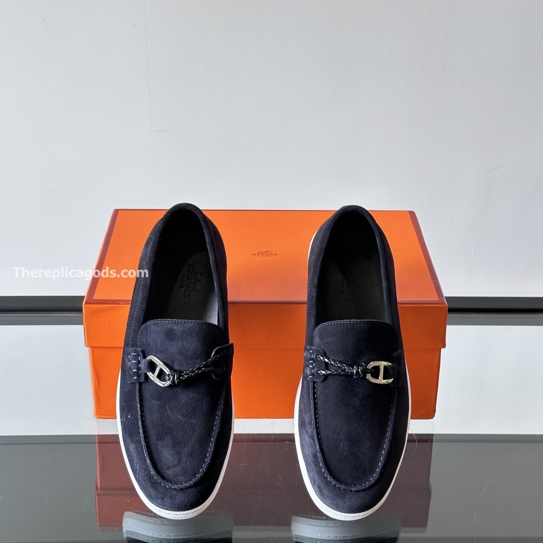IGNACIO LOAFERS IN BLUE - H249