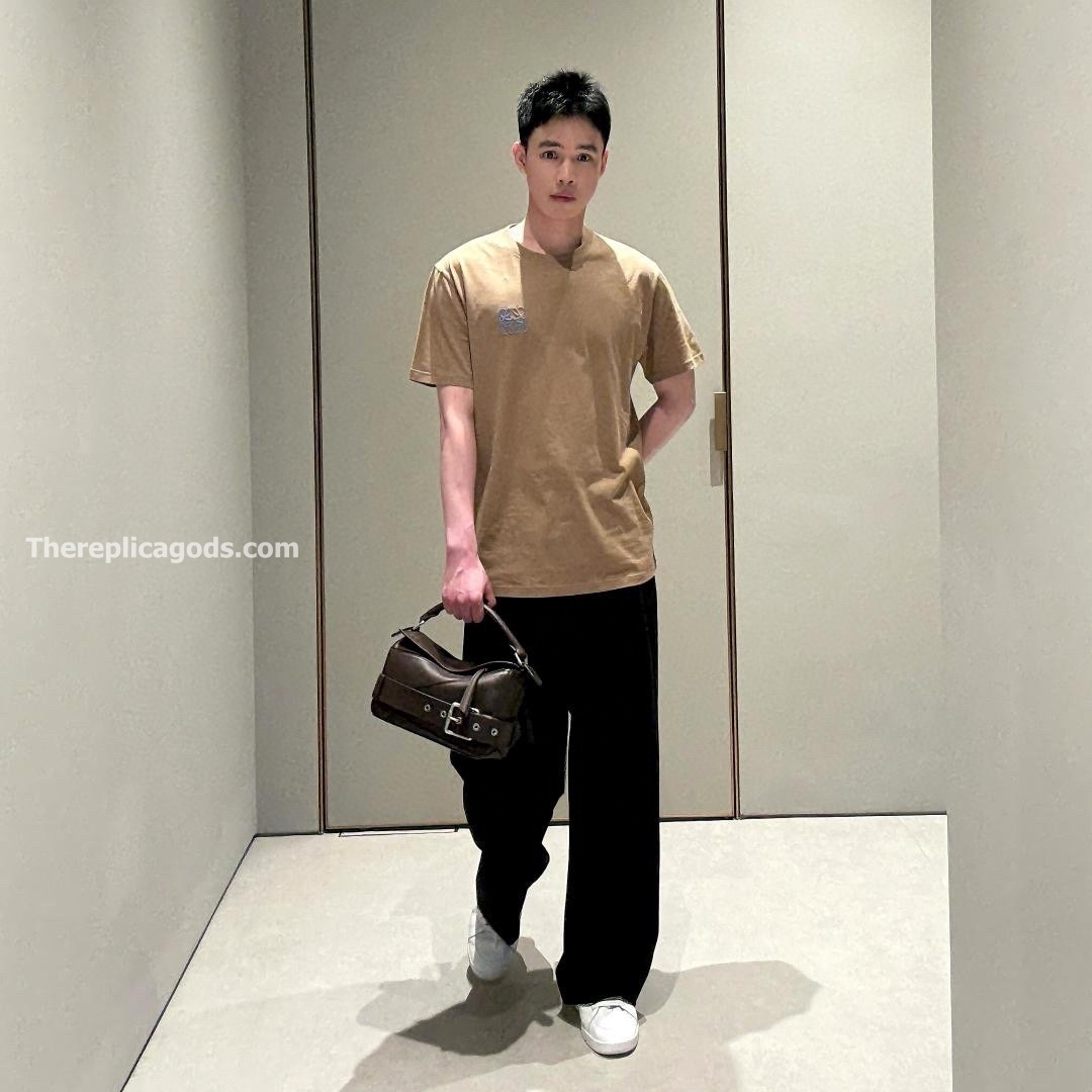 REGULAR FIT T-SHIRT IN COTTON IN CAMEL - TP671