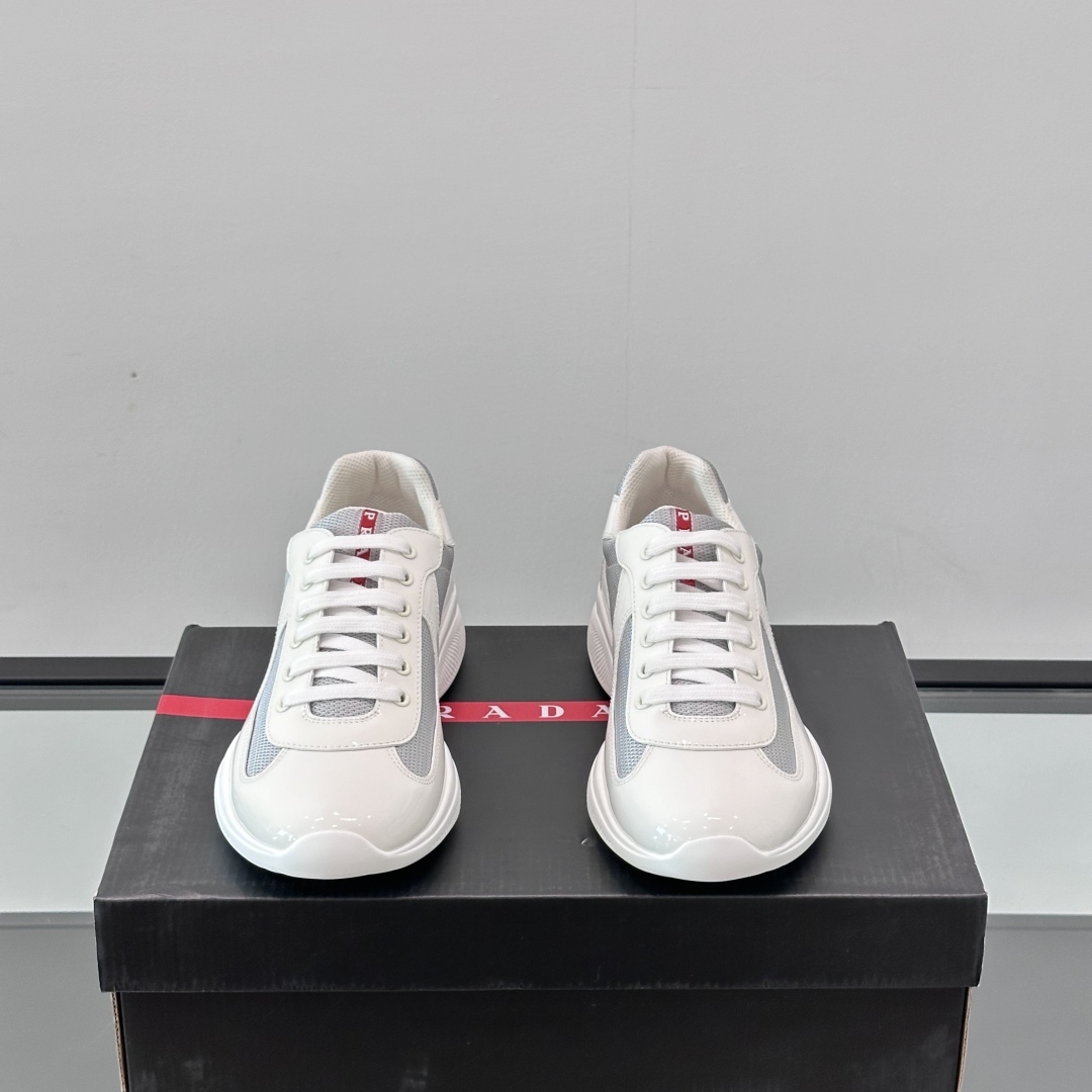 AMERICA'S CUP SNEAKERS IN GREY AND WHITE - PD221