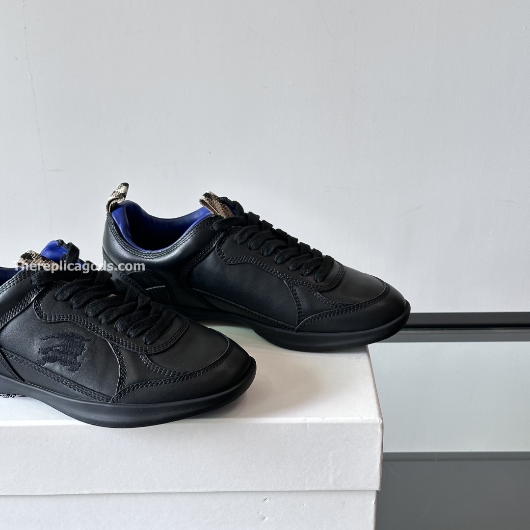 BLADE LEATHER LOW-TOP TRAINERS - BBR135