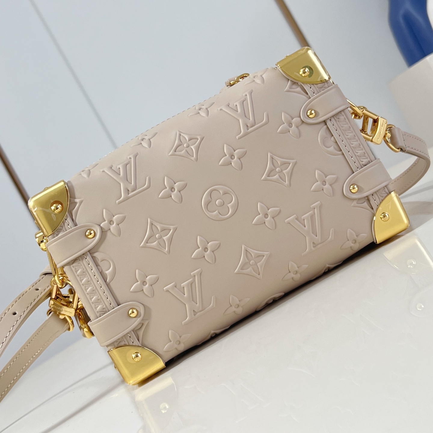 SIDE TRUNK PM BAG BISCUIT CALF LEATHER M14571