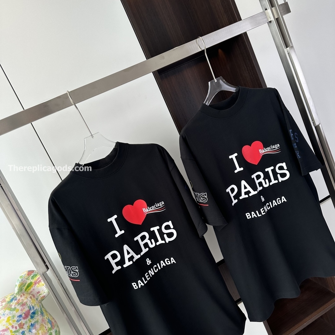 OVERLAYER POLITICAL CAMPAIGN T-SHIRT IN BLACK - TP595