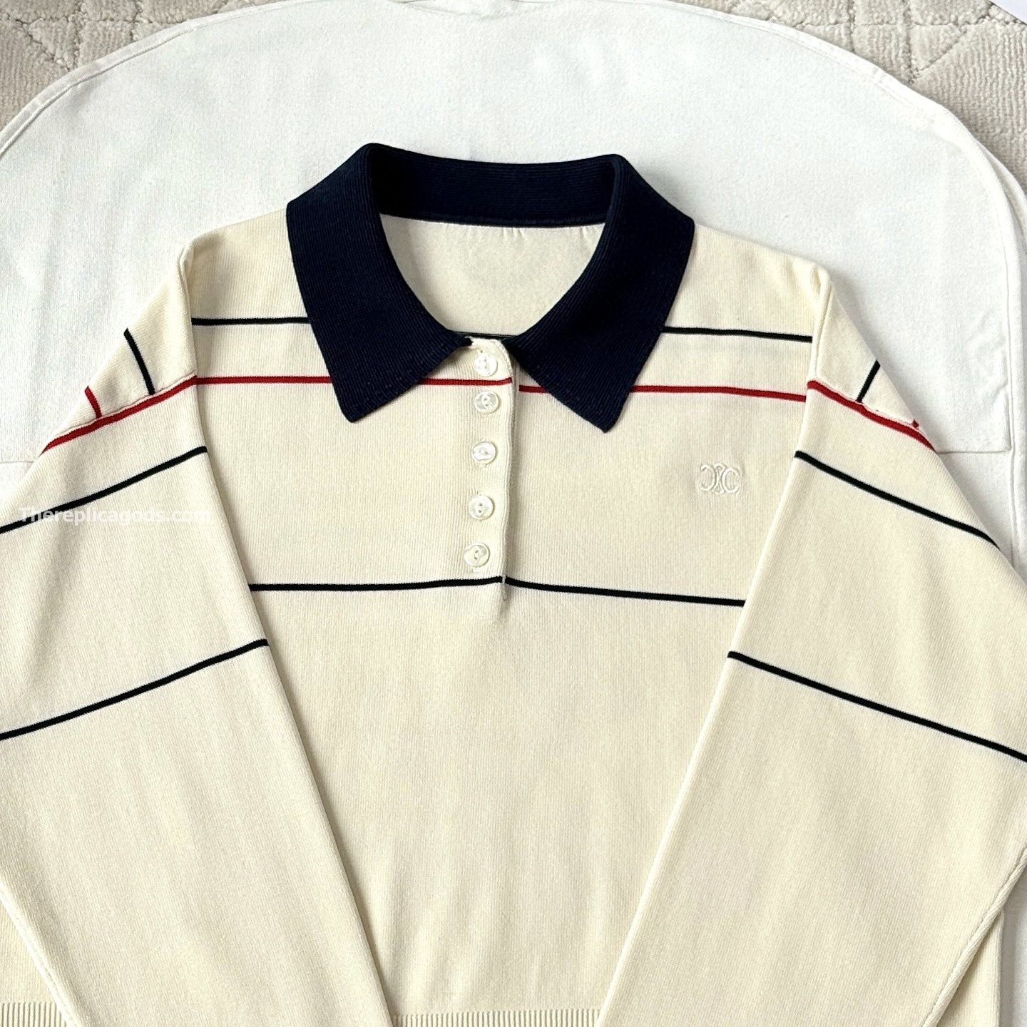 POLO CROPPED TRIOMPHE COTON SOIE - TP569