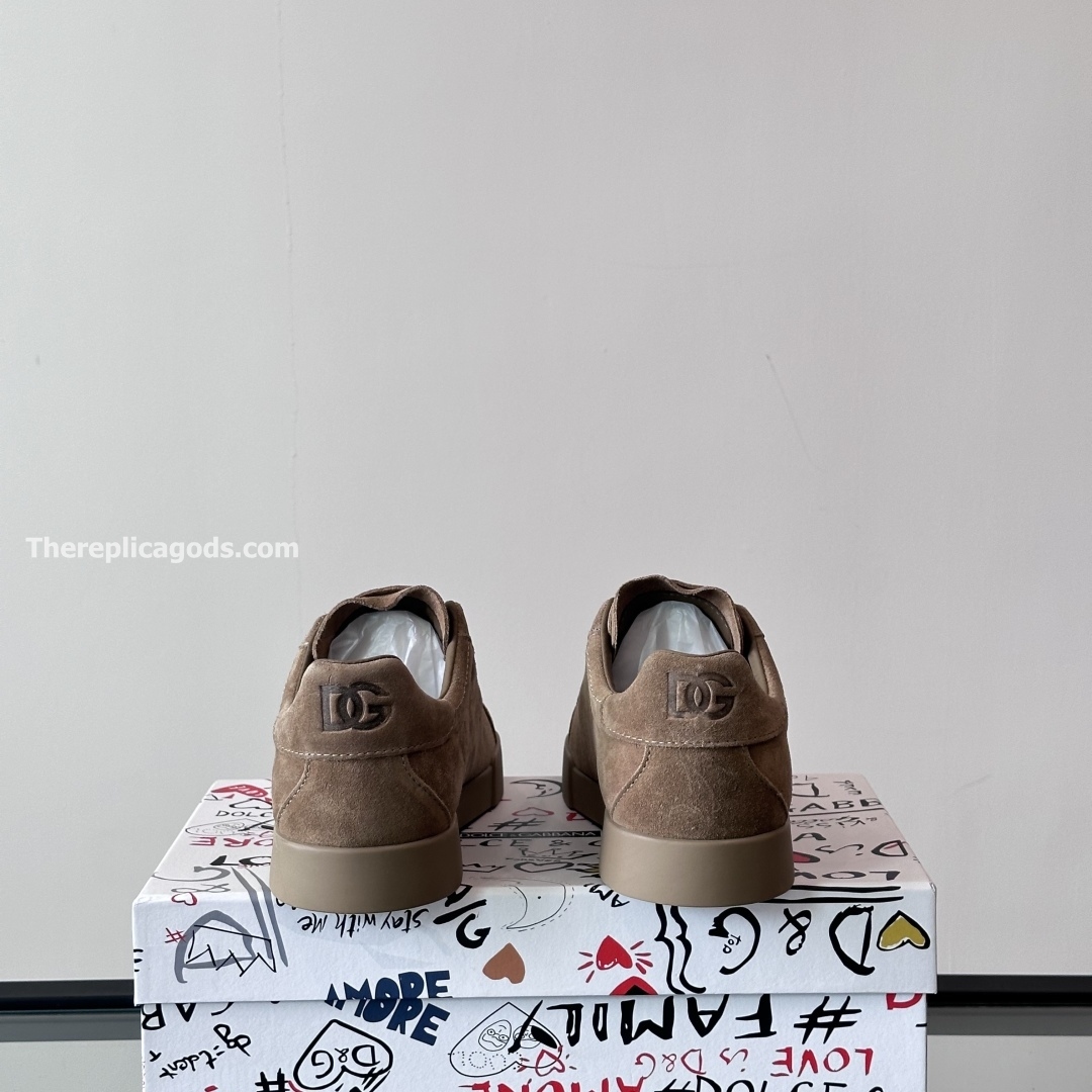 PORTOFINO LEATHER SNEAKERS IN BEIGE - GD242